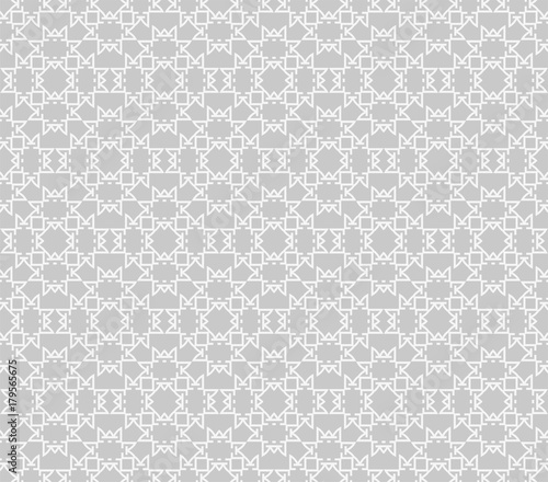 vector seamless pattern, gray color, geometric design, wallpaper background