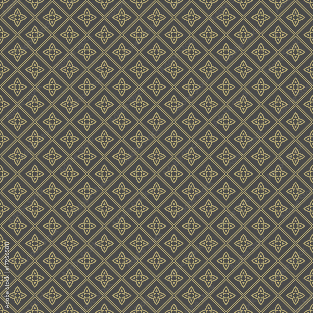 Chinese pattern, dark color, geometric background