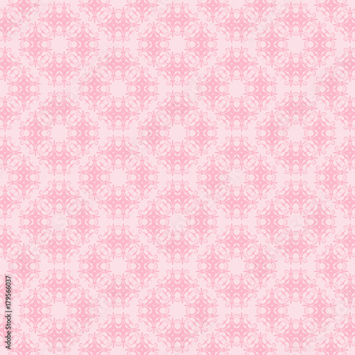 vector seamless pattern, pink color, abstract background