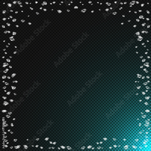 Gems Abstract Background. Shiny Diamond Design. Vector