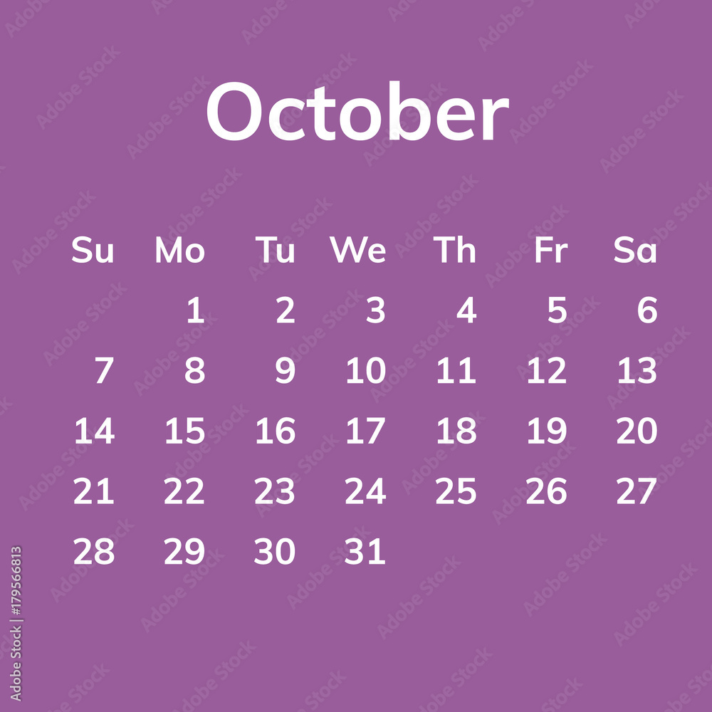Simple 2018 year calendar Simple 2018 year calendar