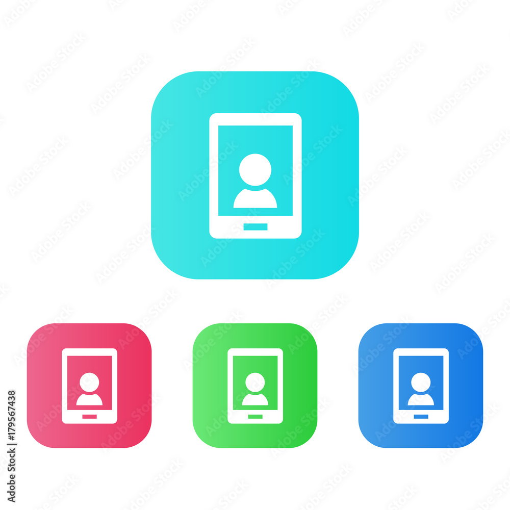 Four Colors - Flat App Icons Four Colors - Flat App Icons