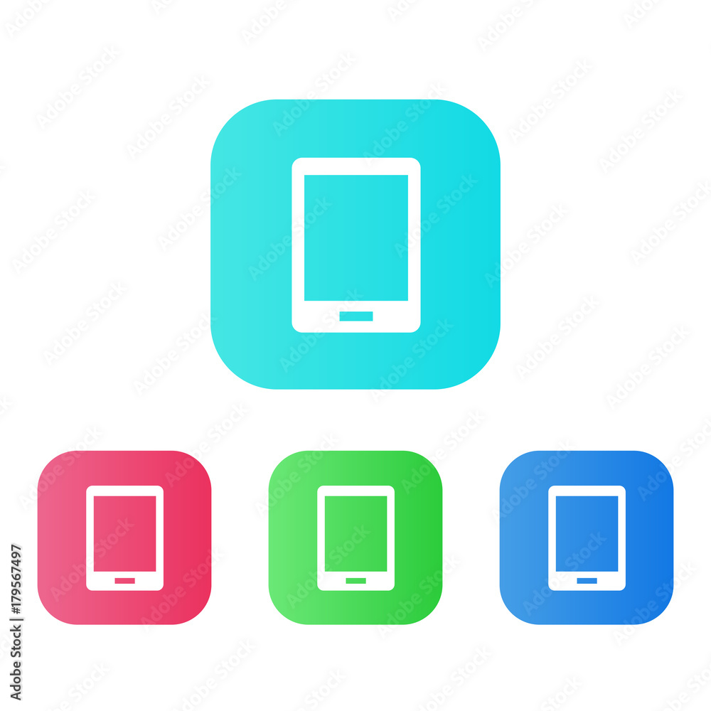 Four Colors - Flat App Icons Four Colors - Flat App Icons