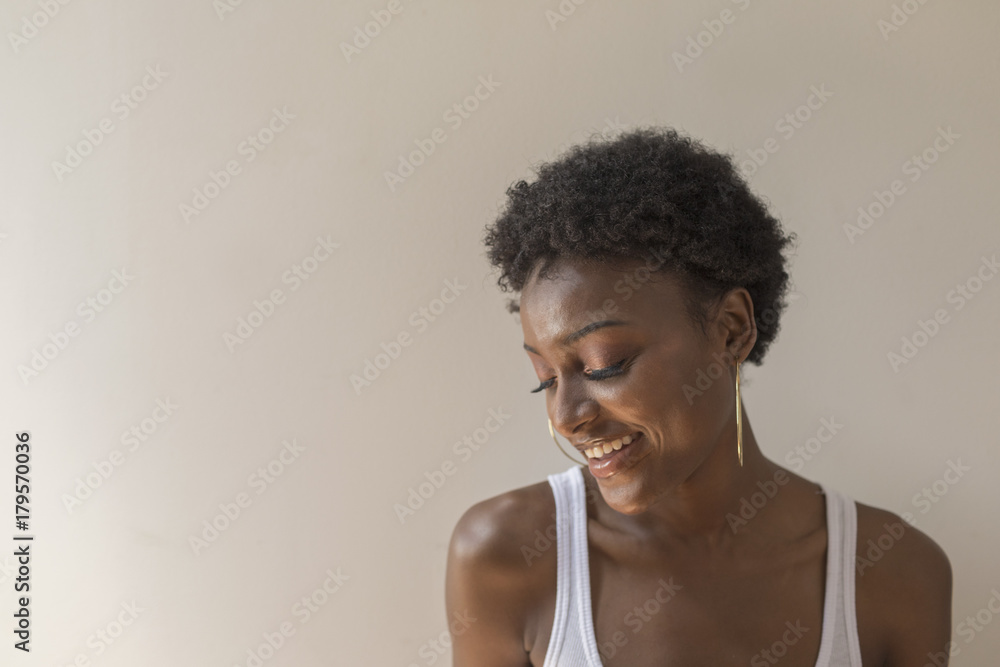 Smiling young woman Smiling young woman