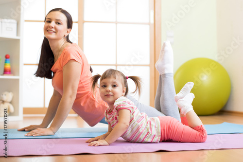 Mother and child daughter d...