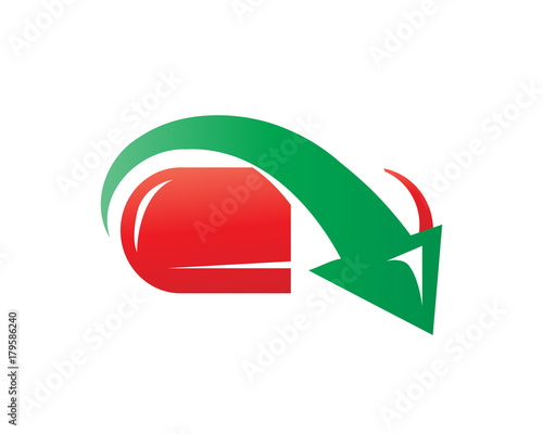 reducing pill use icon, reducing opioid icon, pill with arrow icon,  isolated on white background.