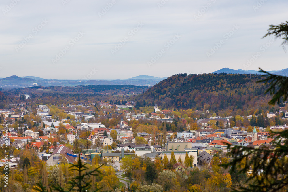 City Bad Reichenhall in late fall