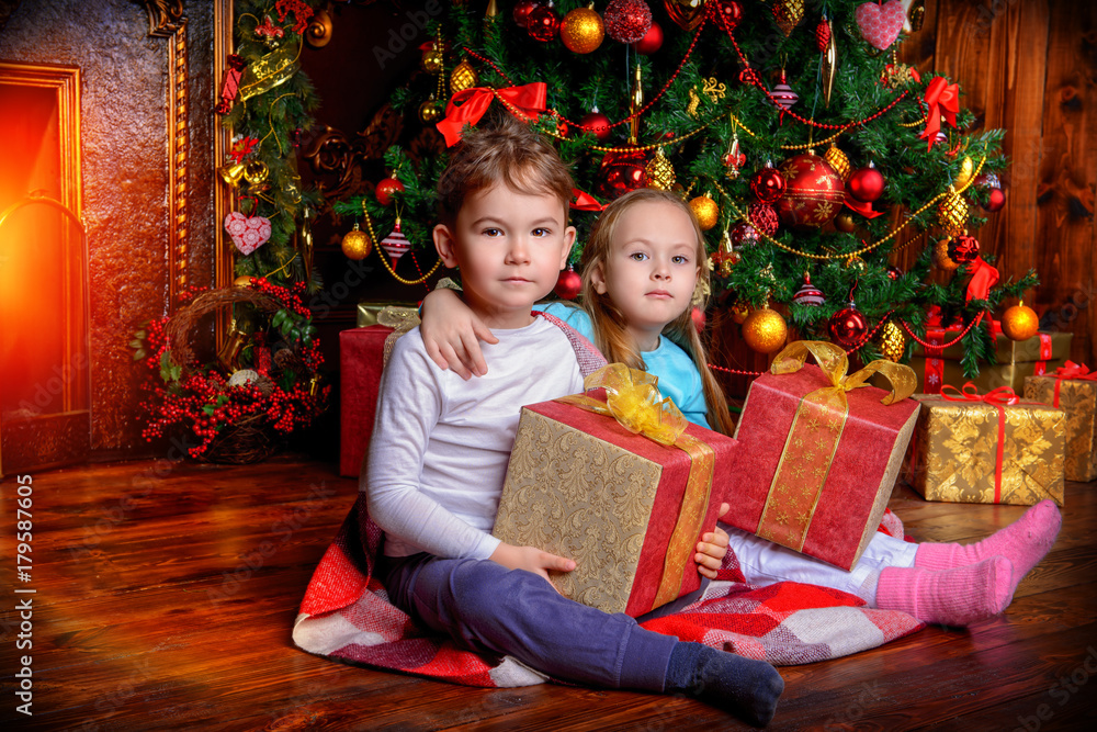 children with gifts