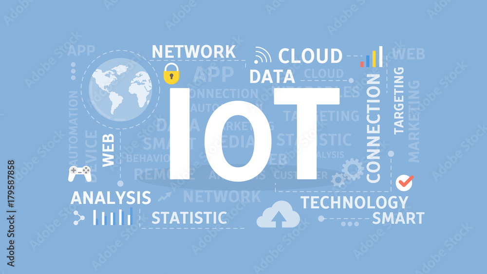 Fototapeta premium Internet of things.
