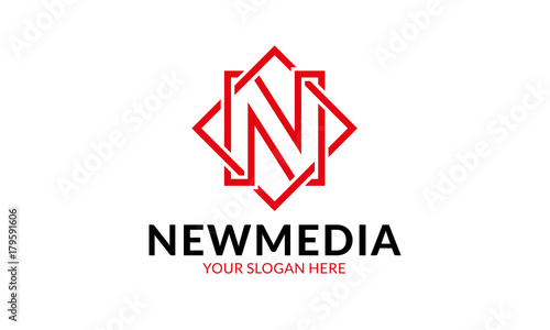 N Letter Logo Free Download N Letter Logo - GFXLoad