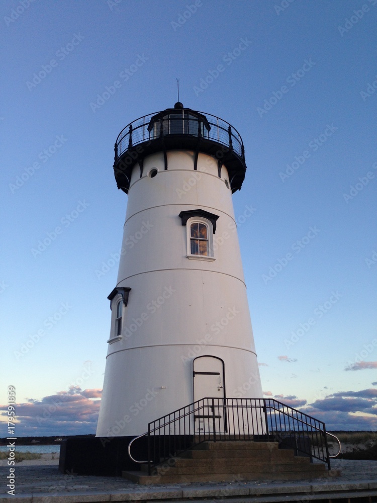 The Edgartown Lighthouse on Martha's Vineyard, Massachusetts