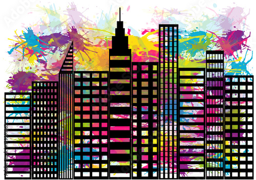 Abstract illustration - city.