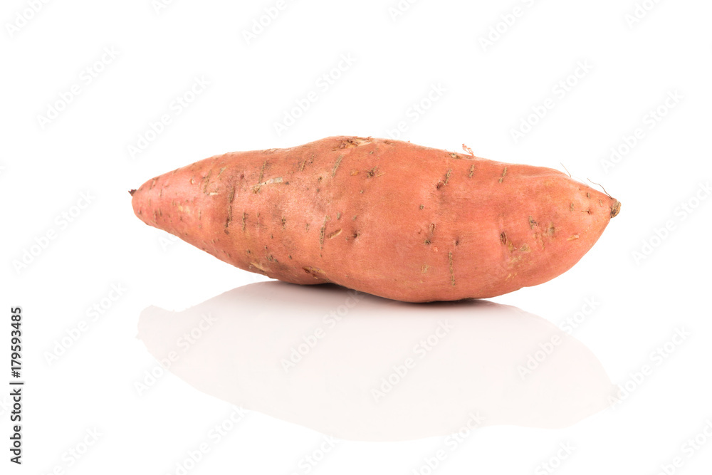 Sweet potato on the white background Sweet potato on the white background
