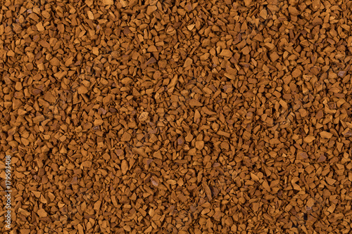 Pile of instant coffee grains