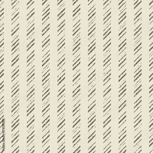 Abstract distressed and diagonal brushed striped motif. Seamless pattern.