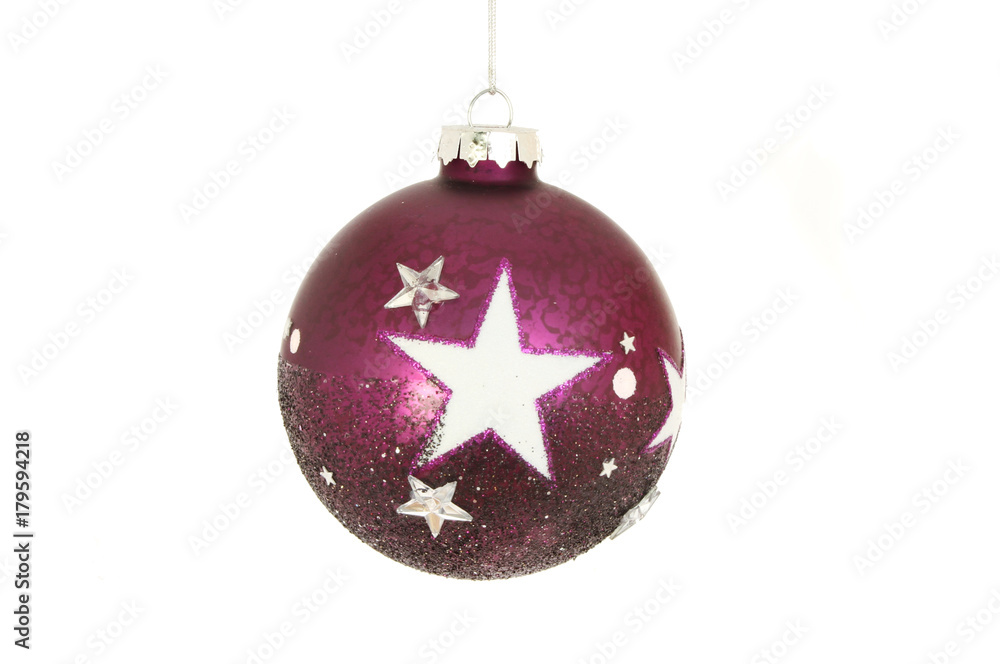 Christmas bauble with stars Christmas bauble with stars