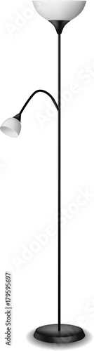Indoor lighting. 3d models floor lamp