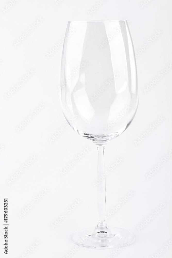 Empty wine glass on white background. Wine glass isolated on white. Empty wine glass on white background. Wine glass isolated on white.