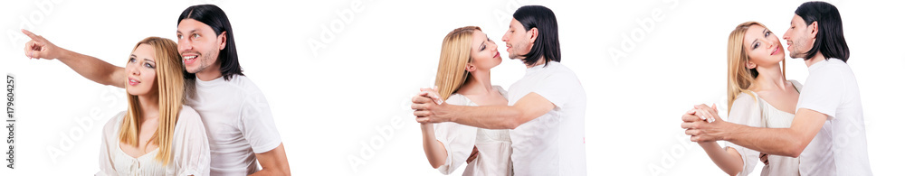 Pair of man and woman in love Pair of man and woman in love