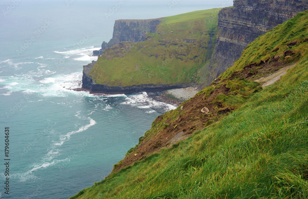 The Cliffs of Moher (Aillte an Moher) in County Clare, Ireland