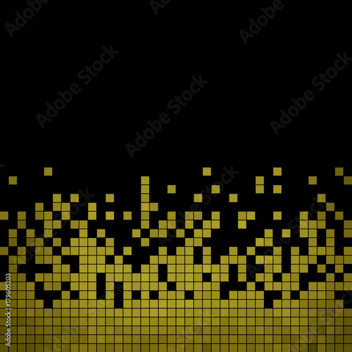 abstract vector square pixel mosaic background