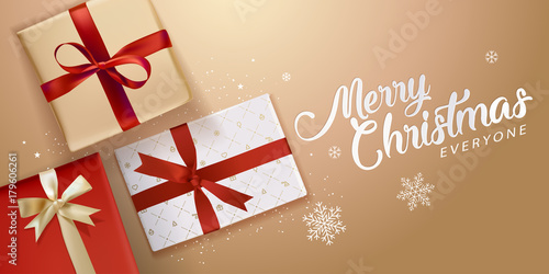Christmas greeting card. Vector illustration concept for greeting cards, website and mobile banners, marketing material.