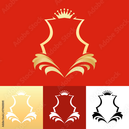 Set with Golden Blazon on r...