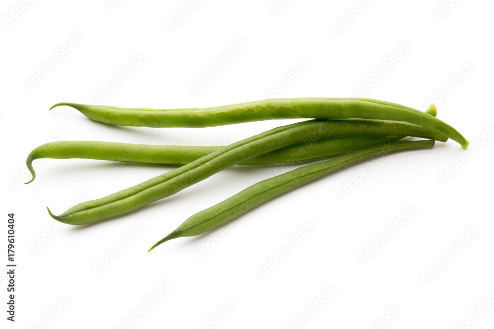 Green beans isolated on a white background. Green beans isolated on a white background.