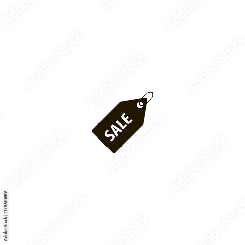 Sale tag icon. flat design