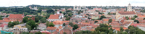 Panorama of the Vilnius Old Town