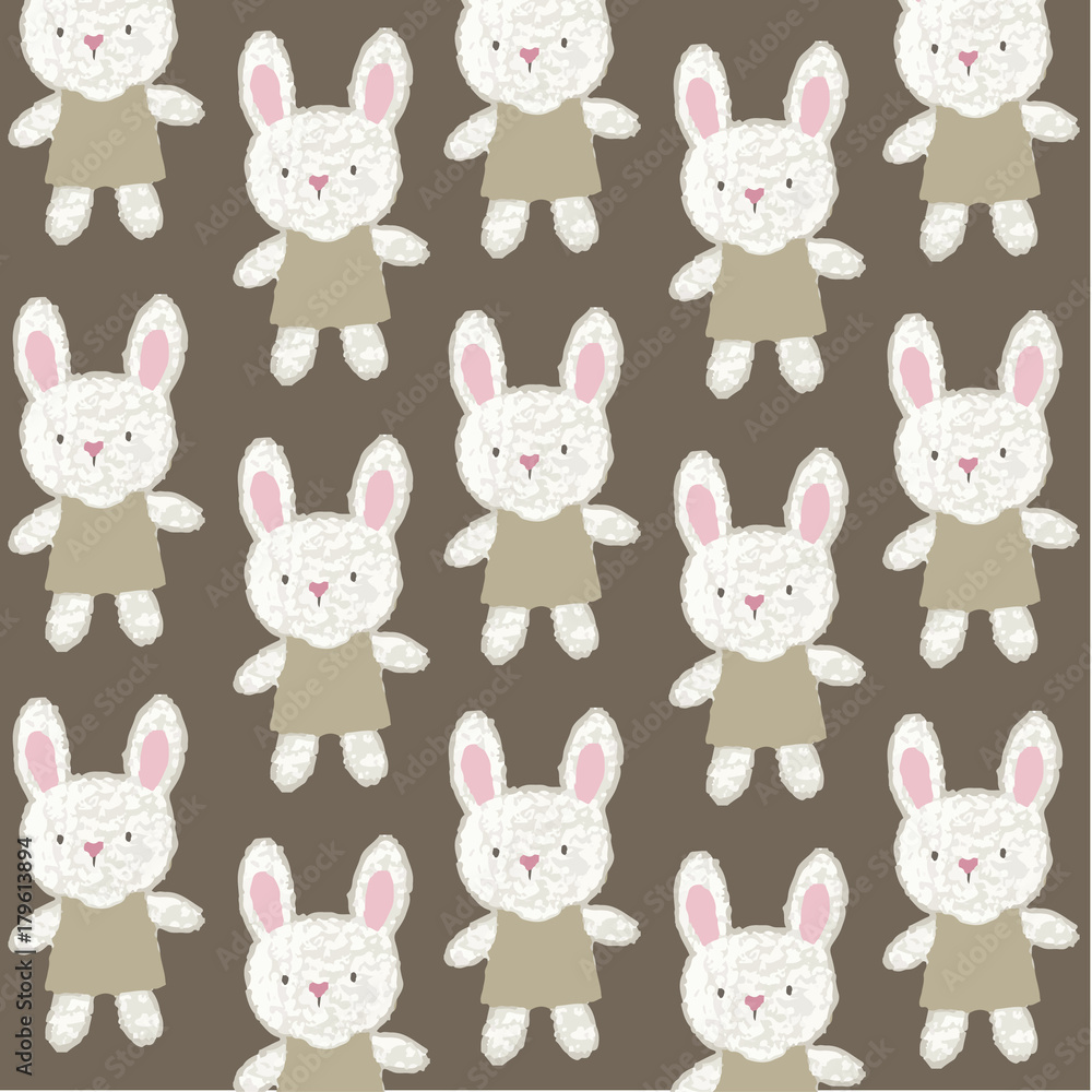 cute bunny pattern