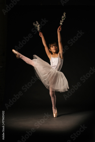 Little ballet girl