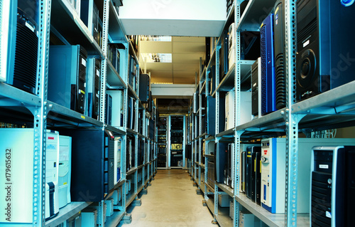 IT Network old server room photo