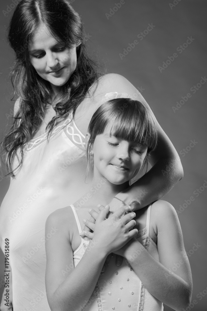 Fototapeta premium Mother and her daughter