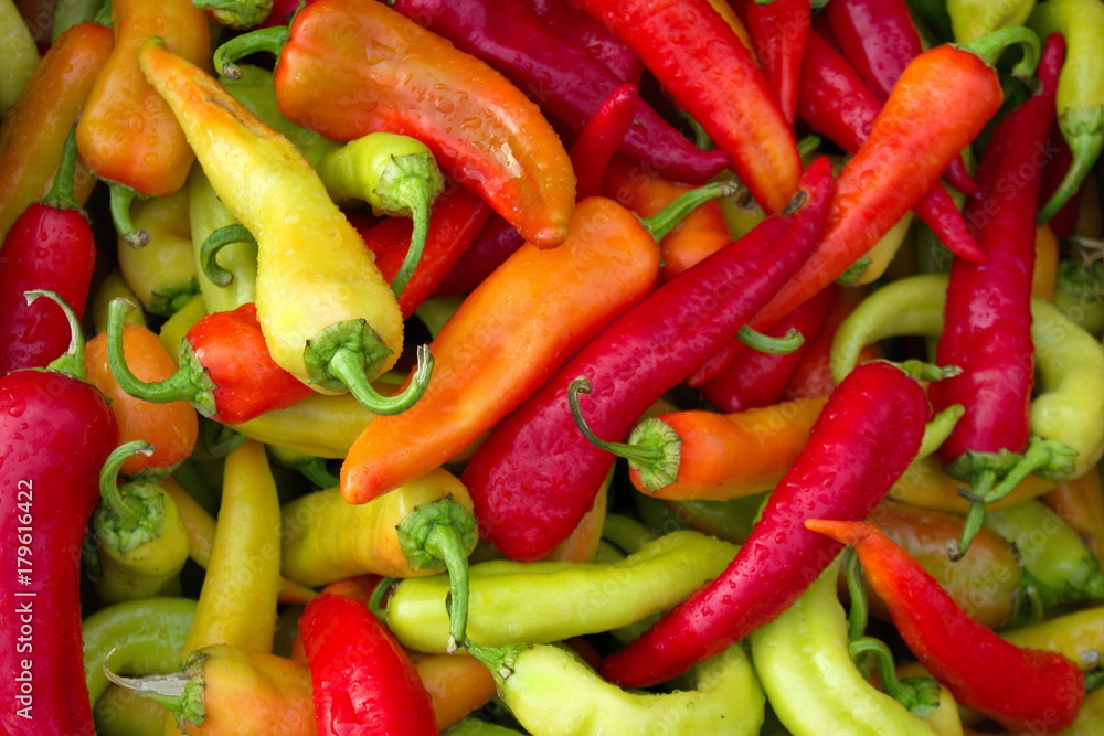 Multicolored pepper