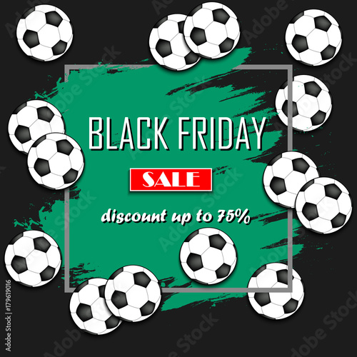 Black Friday Sale soccer ball