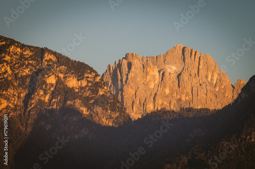Mount Rosengarten/Catinaccio dolomitic crest, South Tyrol/Alto Adige, Italy