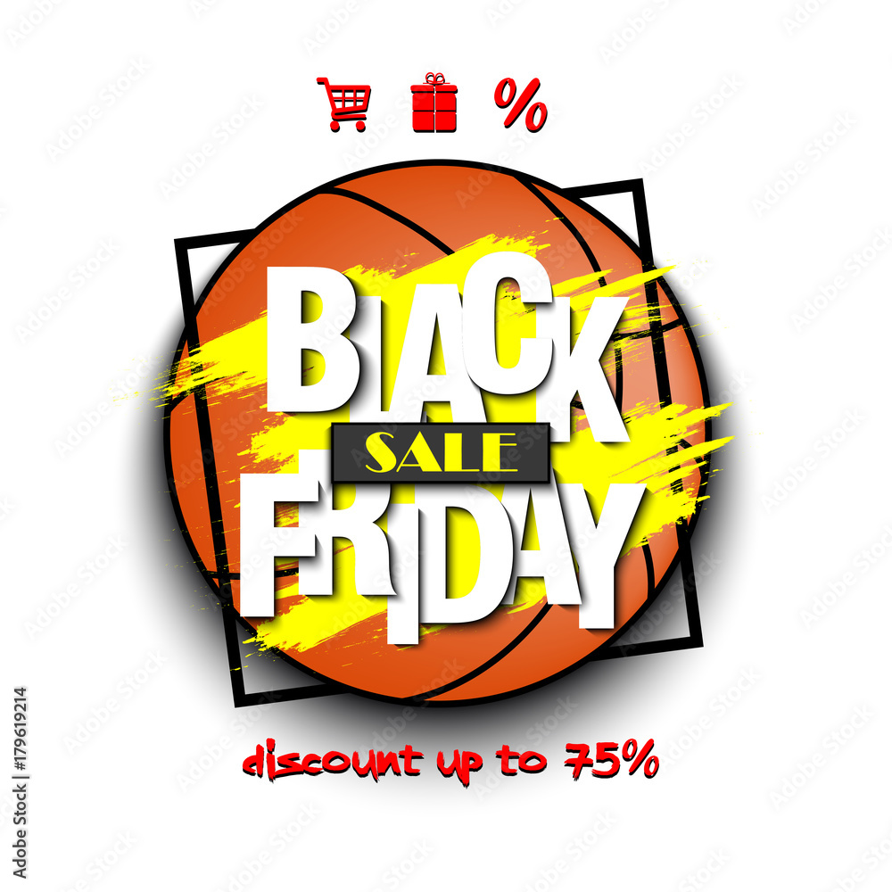 Black Friday Sale basketball Adobe Stock