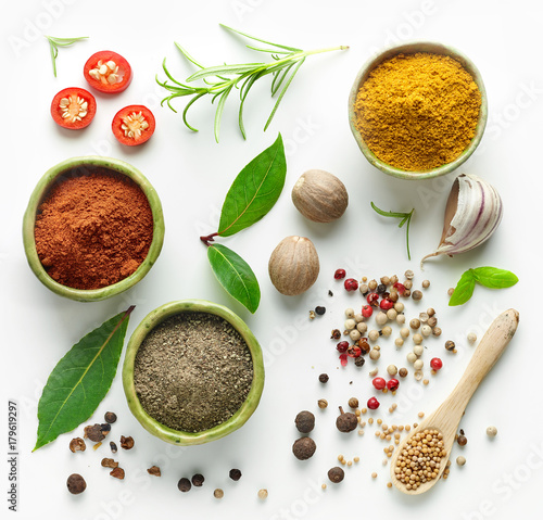 Fototapeta Naklejka Na Ścianę i Meble -  Various herb and spices