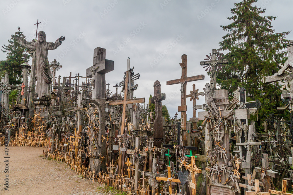 The Hill of Crosses, pilgrimage site in northern Lithuania