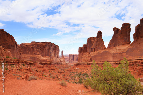 Panorama from Arches National Park, Utah. USA © elleonzebon