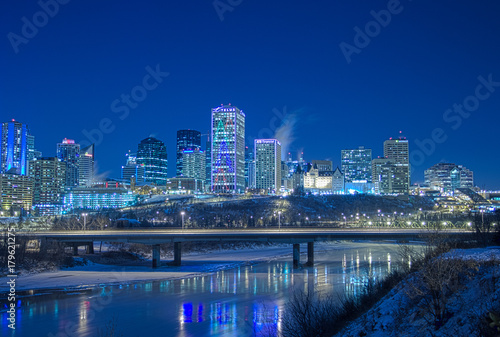 Canvas Print Edmonton Skyline
