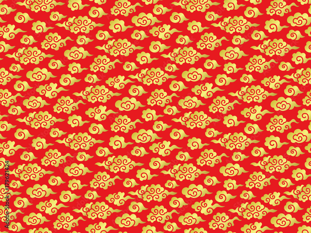 中華雲赤 金背景stock Vector Adobe Stock 中華雲赤 金背景stock Vector Adobe Stock