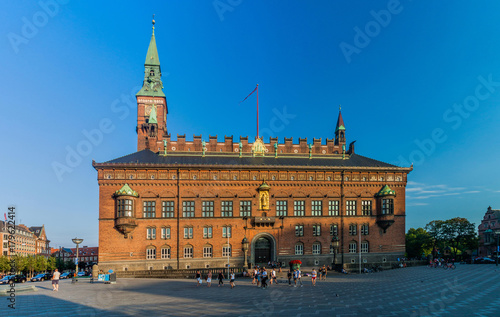 Photography COPENHAGEN, DENMARK - AUGUST 26, 2016: Town hall in Copenhagen, Denmark