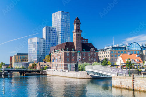 Fotografie Urban landscape of Malmo, Sweden
