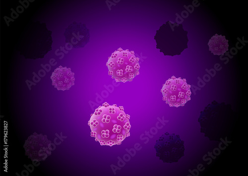 Cells virus culture background with cell division and nucleus.