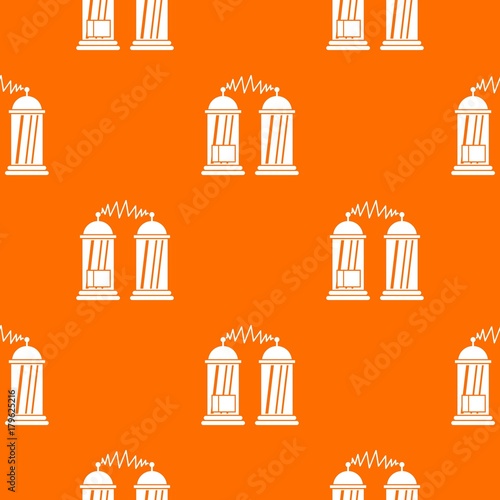 Electrical impulses pattern seamless