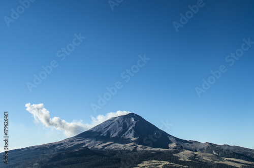 Fumarola volcán Popocatépetl