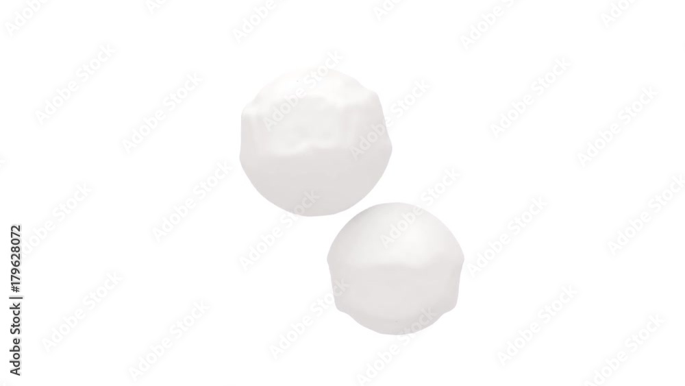 Animated colliding and splashing two white drops of paint or milk against white background in slow motion 3. Mask included. Animated colliding and splashing two white drops of paint or milk against white background in slow motion 3. Mask included.