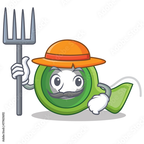 Farmer adhesive tape character cartoon